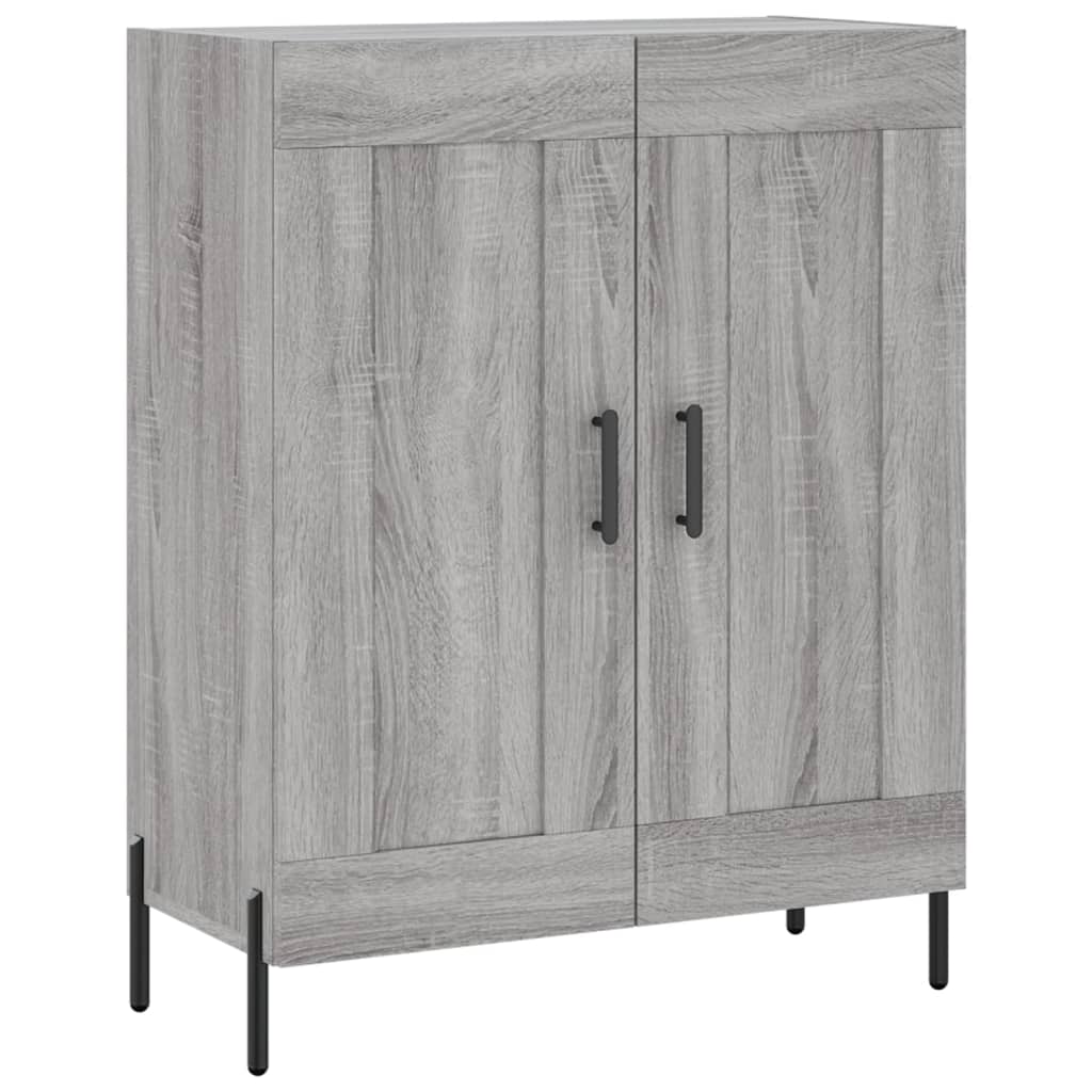 Buffet haut Sonoma gris 69,5x34x180 cm Bois d'ingénierie - XIOS