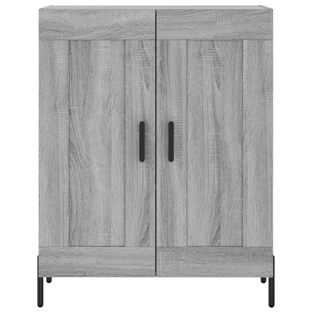 Buffet haut Sonoma gris 69,5x34x180 cm Bois d'ingénierie - XIOS