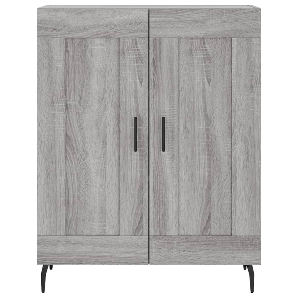 Buffet haut Sonoma gris 69,5x34x180 cm Bois d'ingénierie - XIOS
