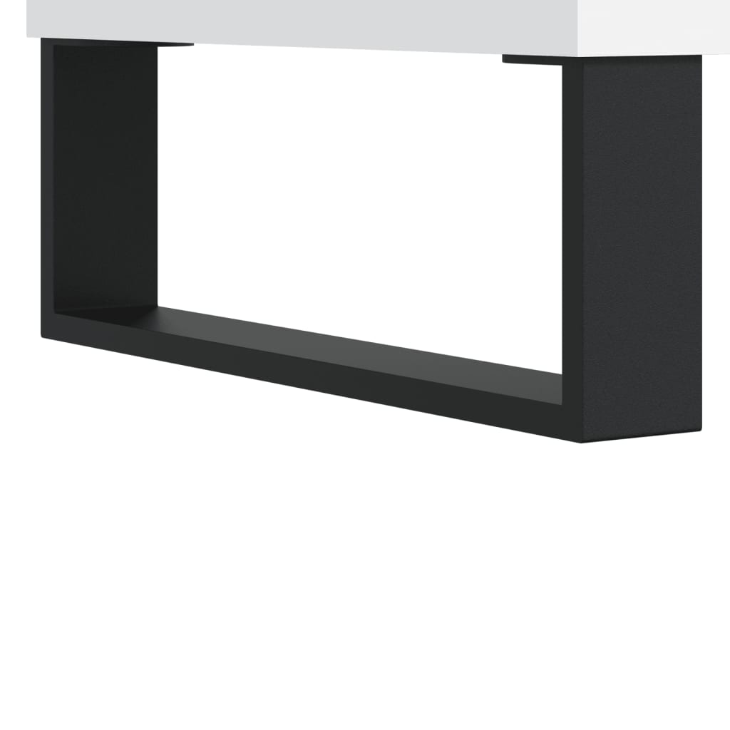 Buffet haut Blanc 69,5x34x180 cm Bois d'ingénierie - XIOS