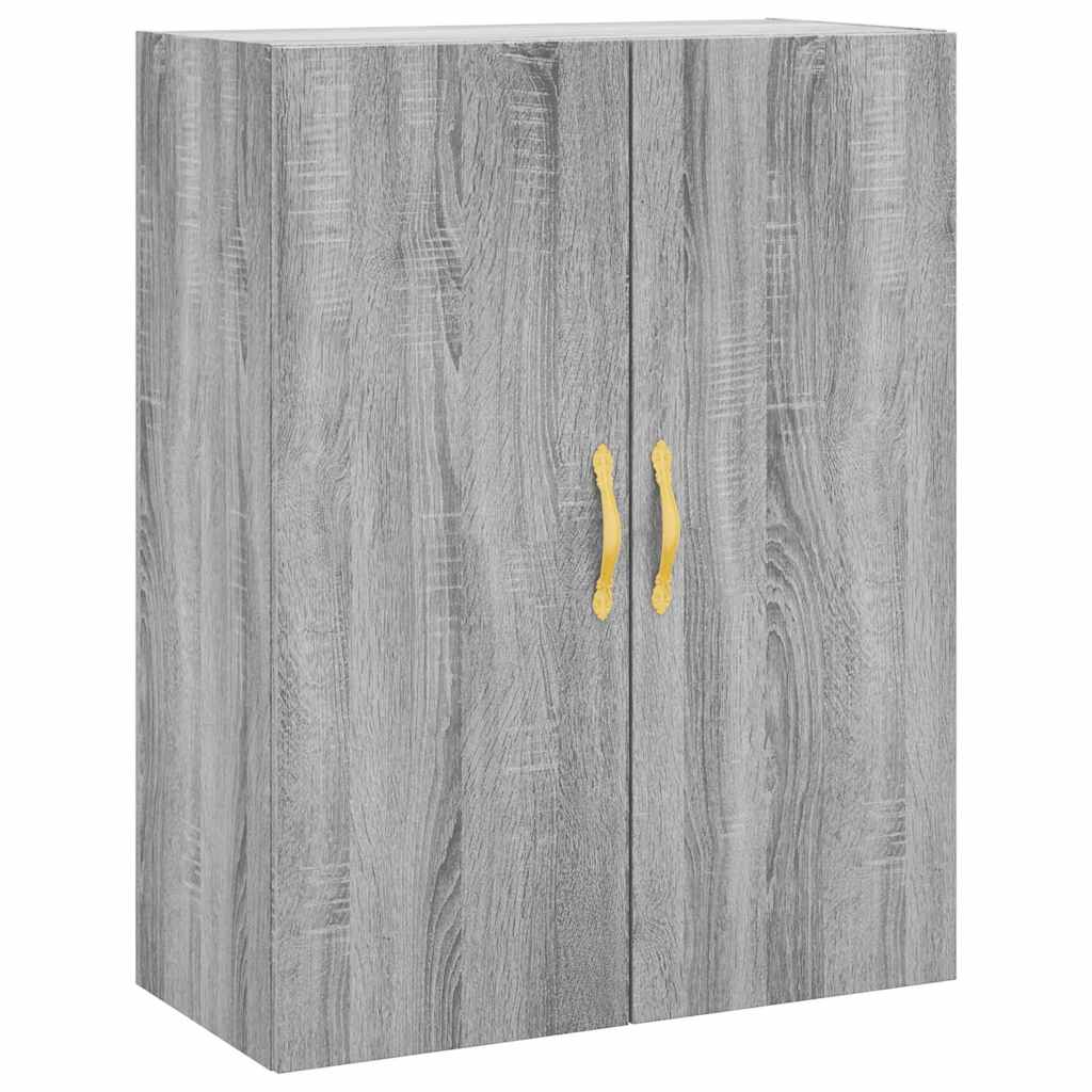 Buffet haut Sonoma gris 69,5x34x180 cm Bois d'ingénierie - XIOS