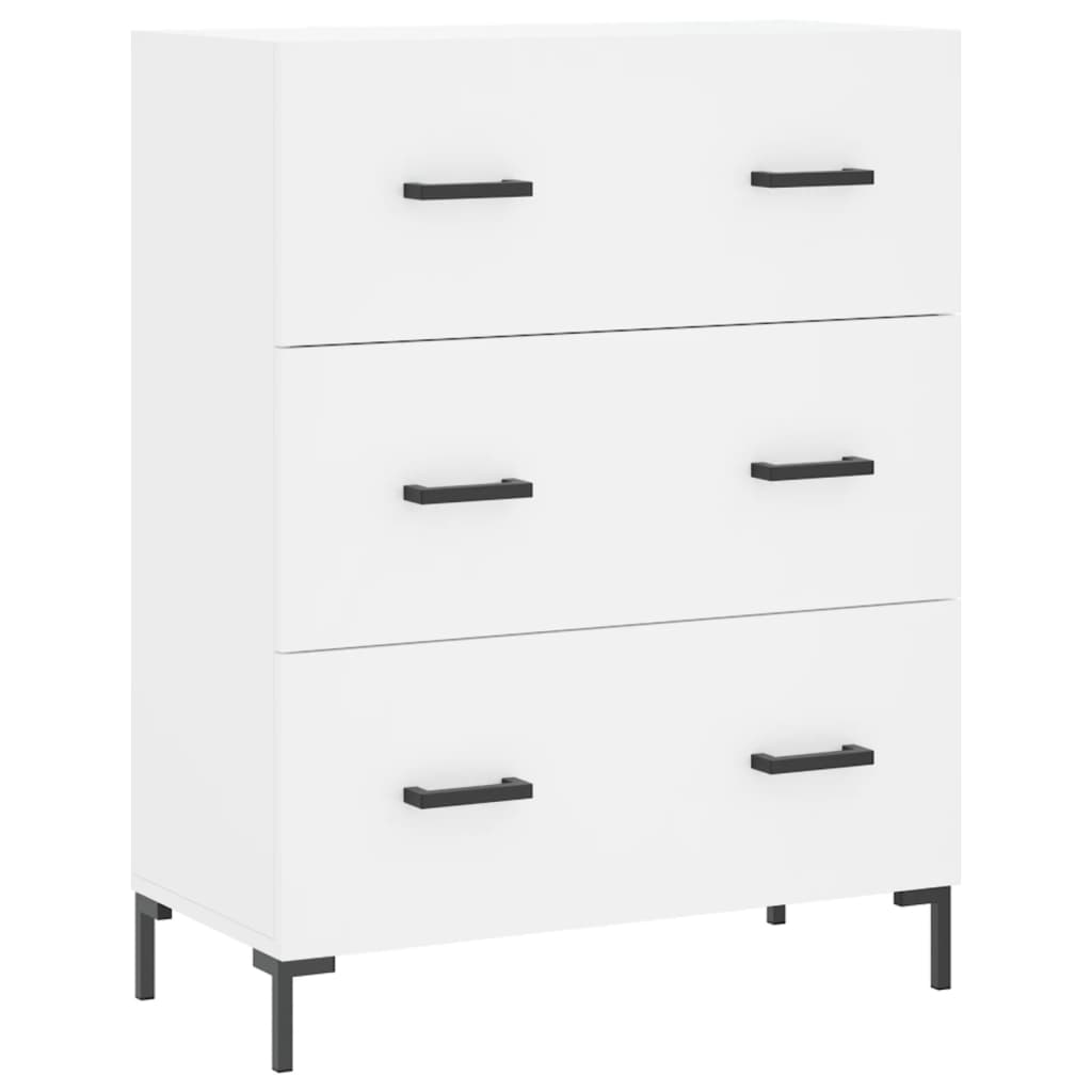 Buffet haut Blanc 69,5x34x180 cm Bois d'ingénierie - XIOS
