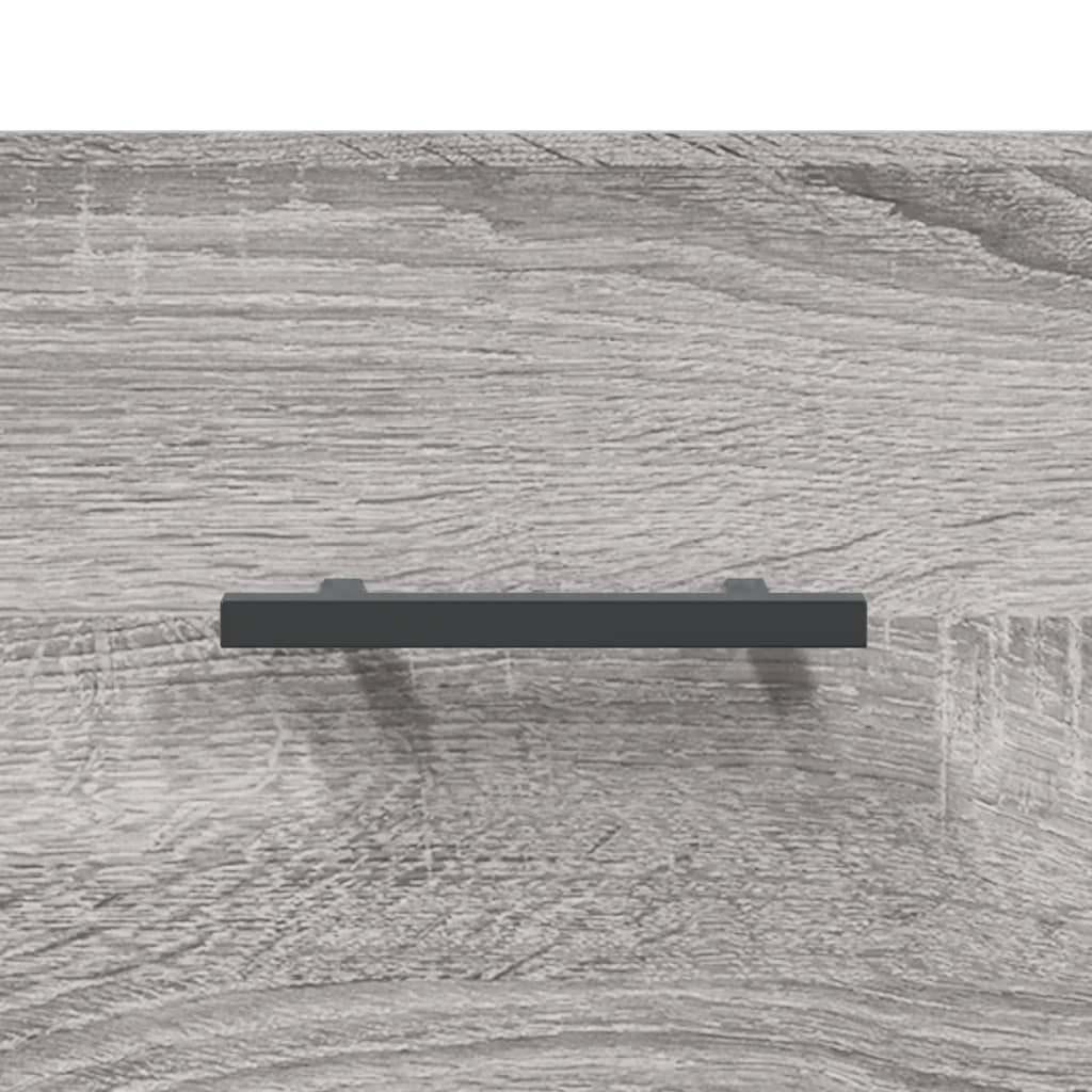 Buffet haut Sonoma gris 69,5x34x180 cm Bois d'ingénierie - XIOS