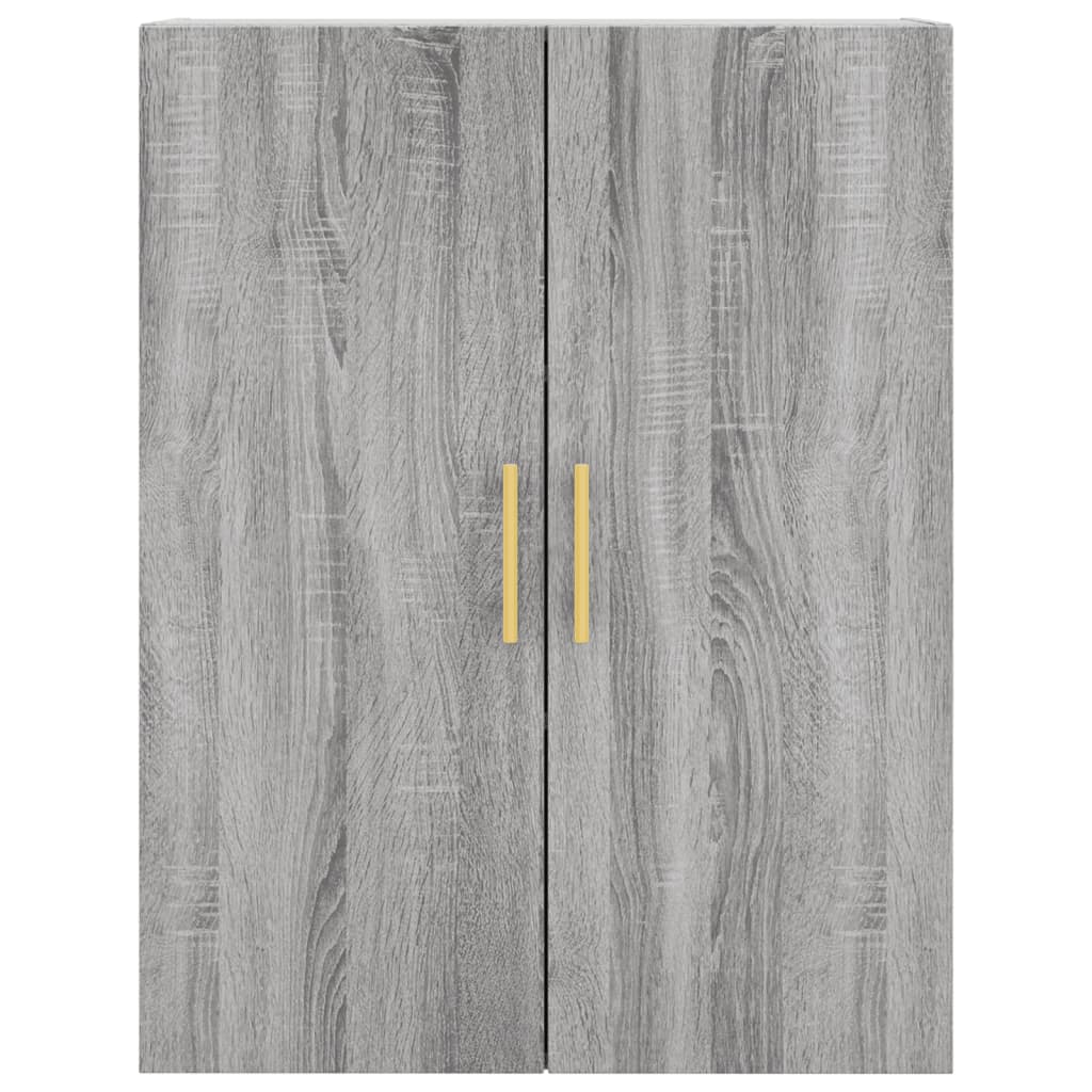 Buffet haut Sonoma gris 69,5x34x180 cm Bois d'ingénierie - XIOS