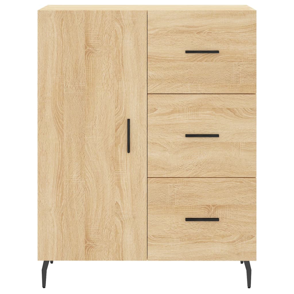 Buffet haut Chêne sonoma 69,5x34x180 cm Bois d'ingénierie - XIOS