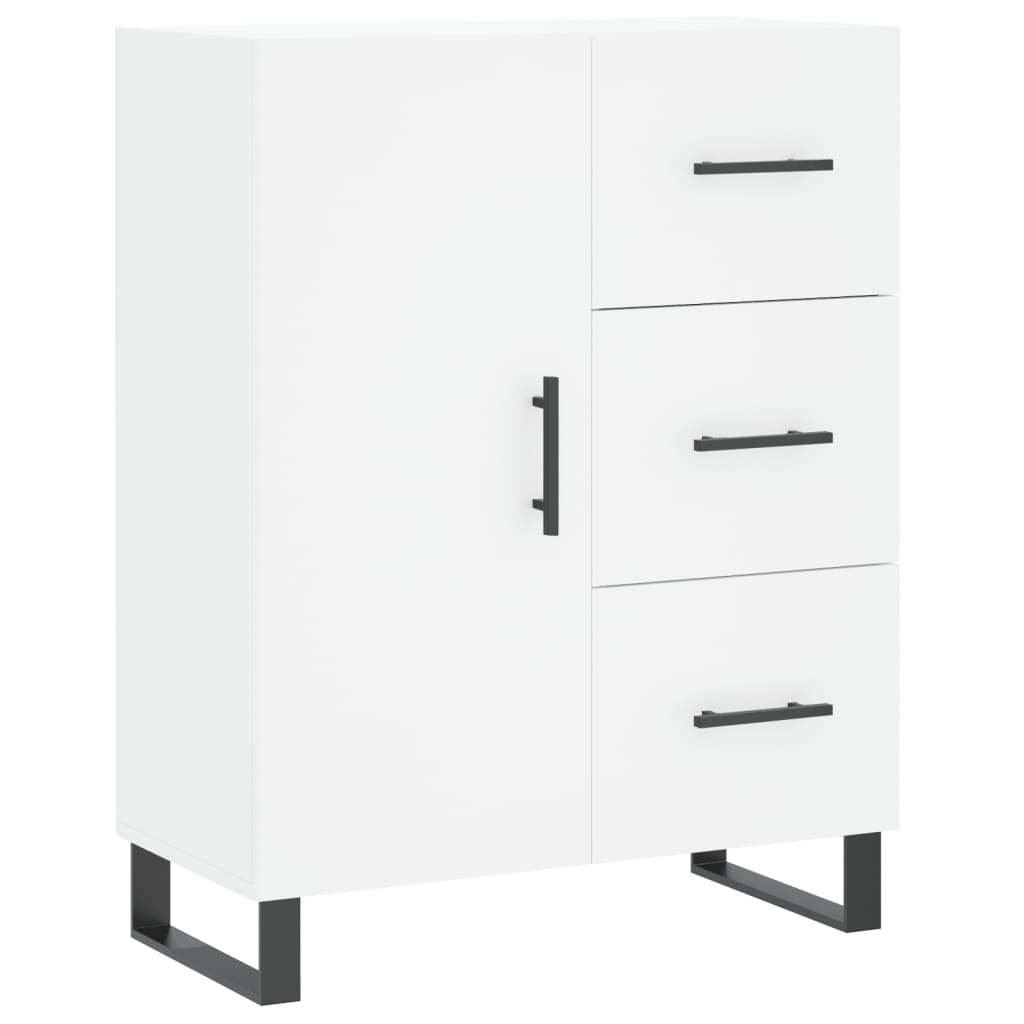 Buffet haut Blanc 69,5x34x180 cm Bois d'ingénierie - XIOS