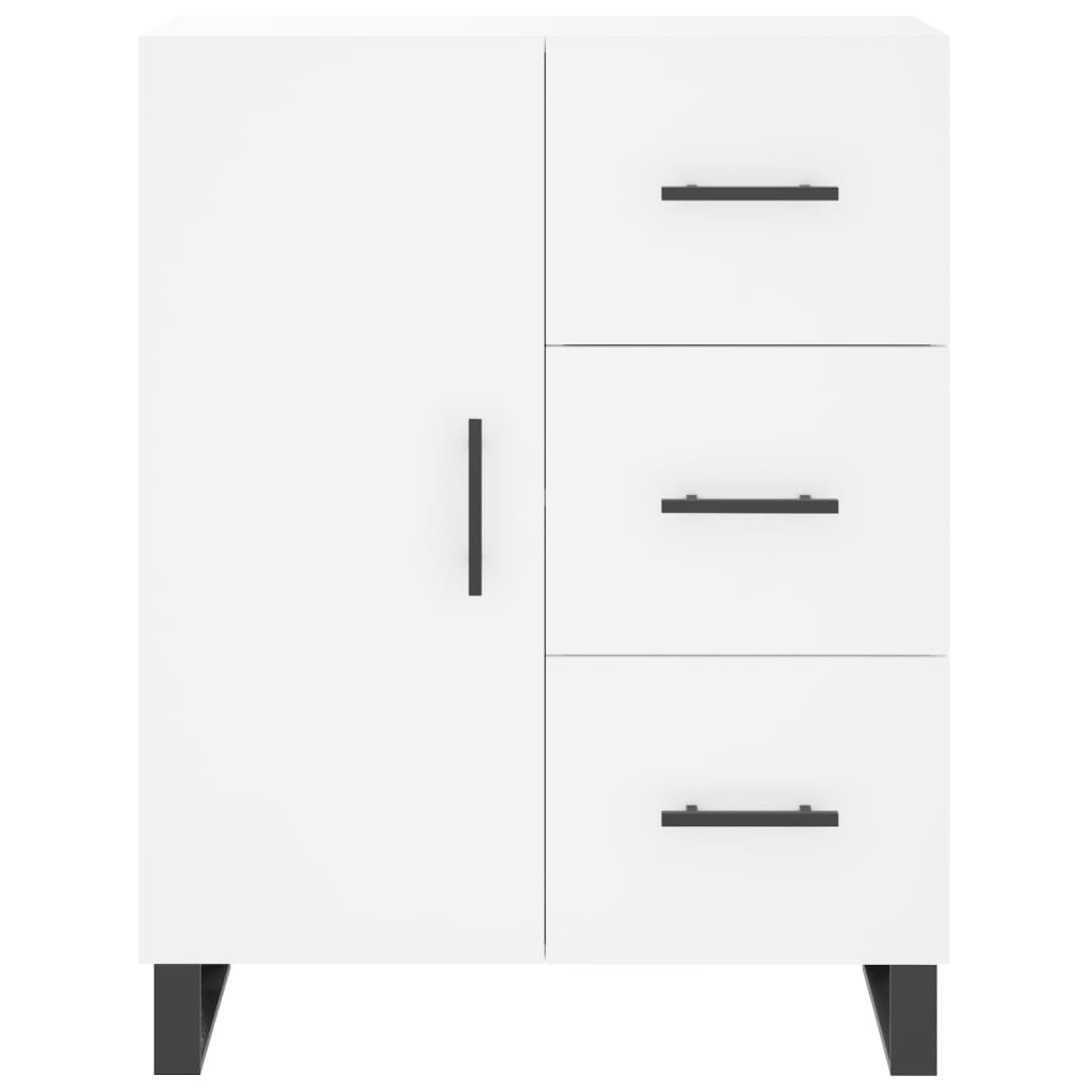 Buffet haut Blanc 69,5x34x180 cm Bois d'ingénierie - XIOS