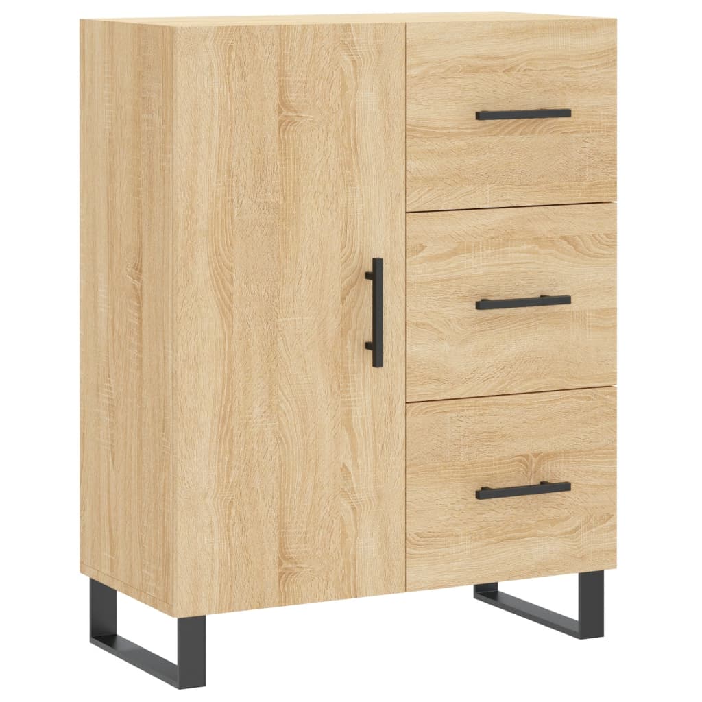 Buffet haut Chêne sonoma 69,5x34x180 cm Bois d'ingénierie - XIOS