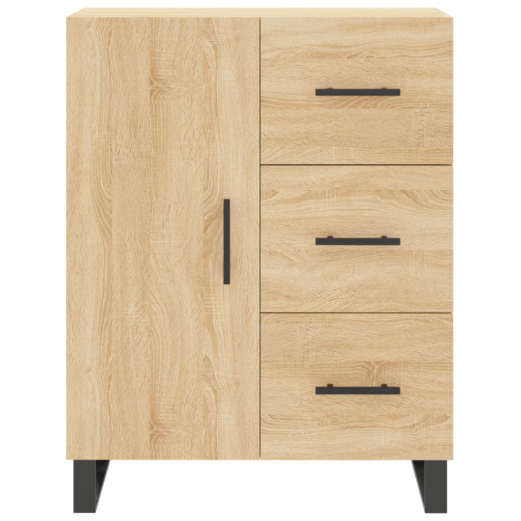 Buffet haut Chêne sonoma 69,5x34x180 cm Bois d'ingénierie - XIOS