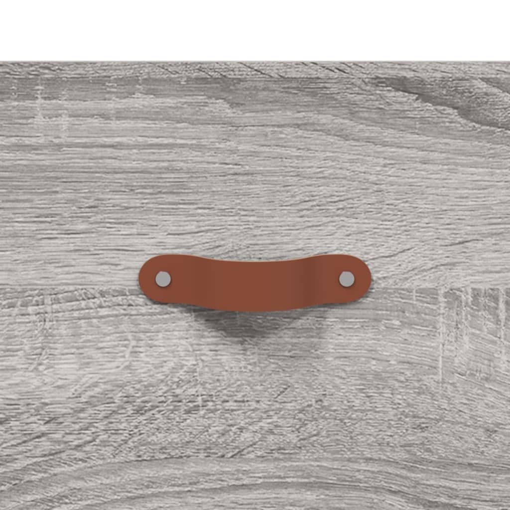 Buffet haut Sonoma gris 69,5x34x180 cm Bois d'ingénierie - XIOS
