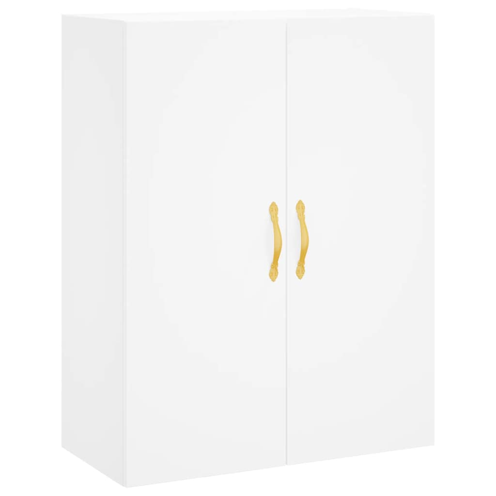 Buffet haut Blanc 69,5x34x180 cm Bois d'ingénierie - XIOS