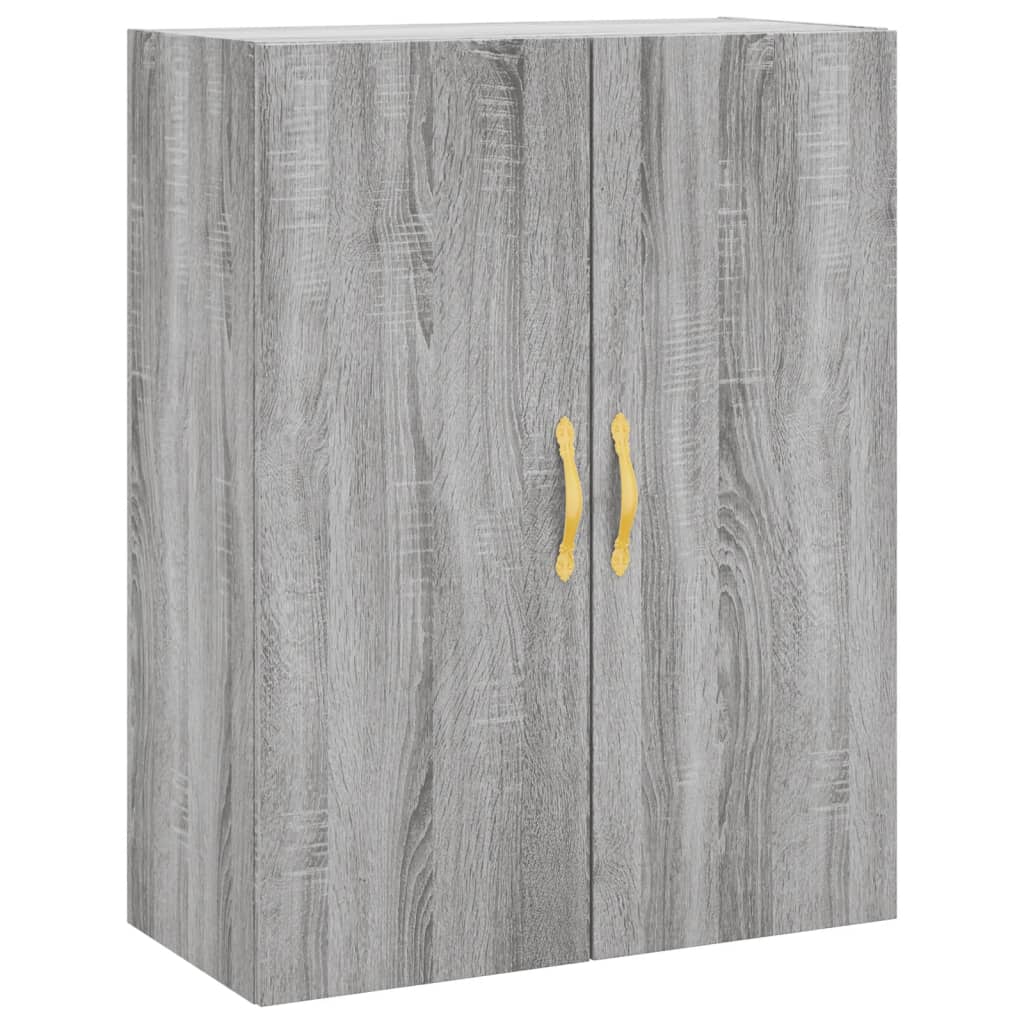 Buffet haut Sonoma gris 69,5x34x180 cm Bois d'ingénierie - XIOS