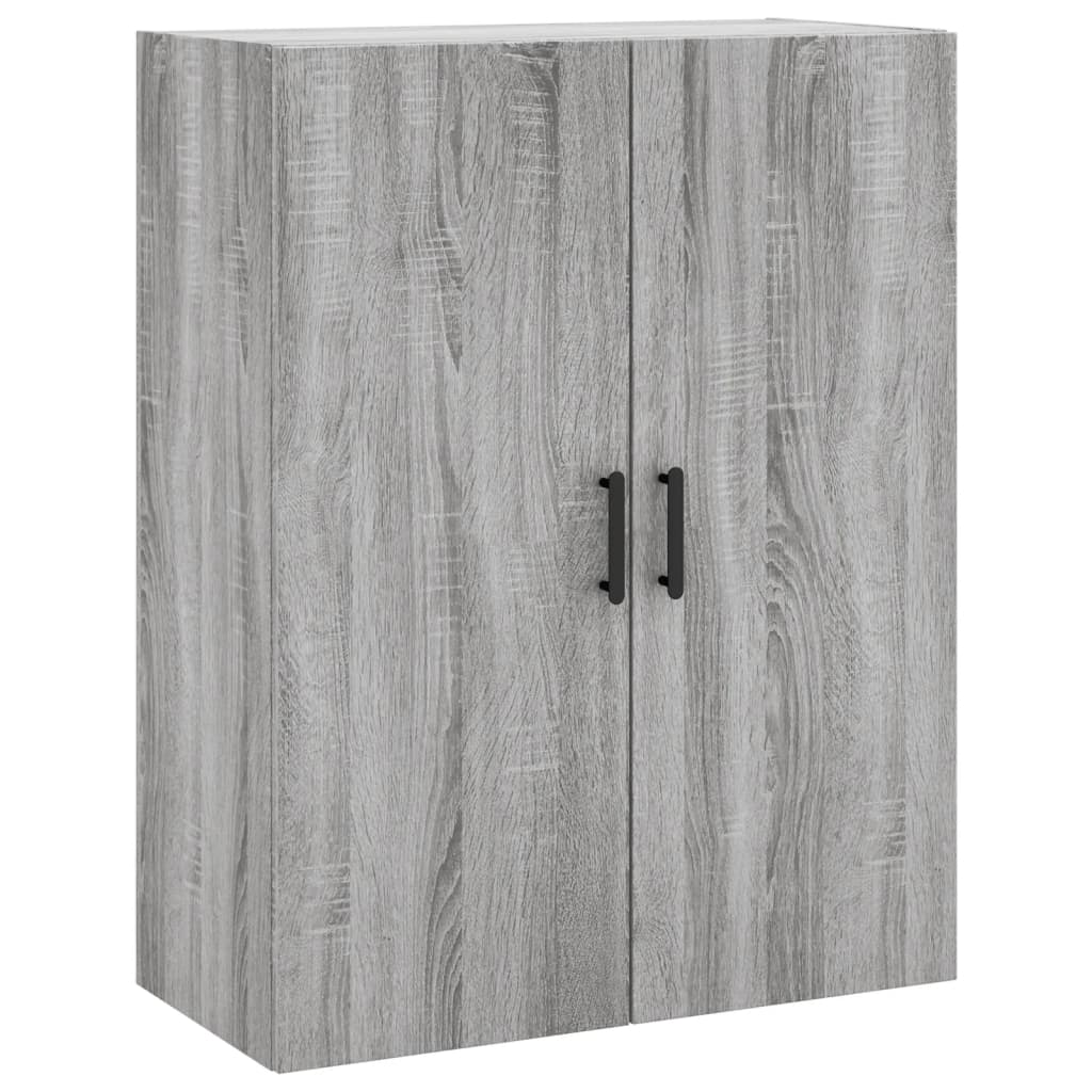 Buffet haut Sonoma gris 69,5x34x180 cm Bois d'ingénierie - XIOS