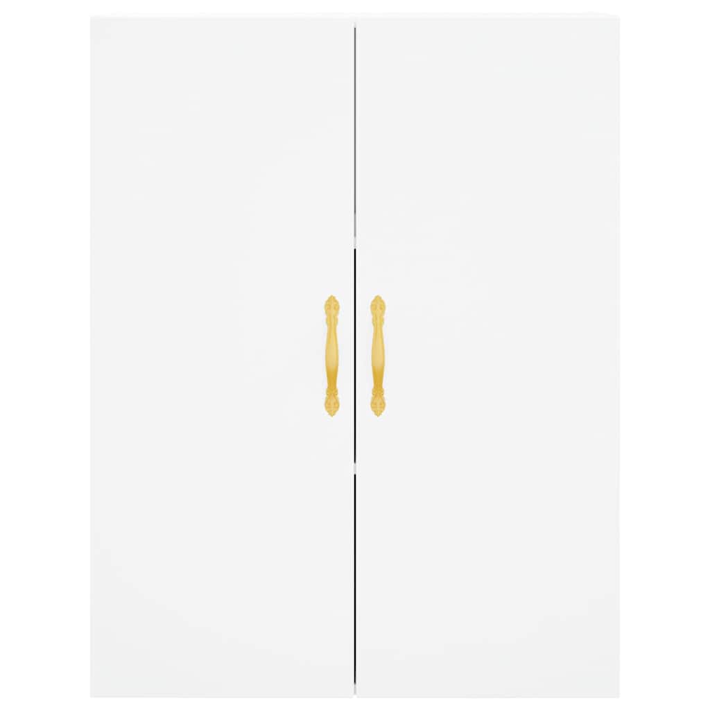 Buffet haut Blanc 69,5x34x180 cm Bois d'ingénierie - XIOS