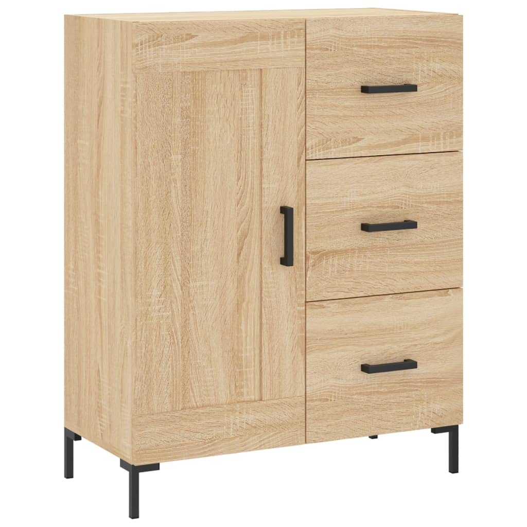 Buffet haut Chêne sonoma 69,5x34x180 cm Bois d'ingénierie - XIOS