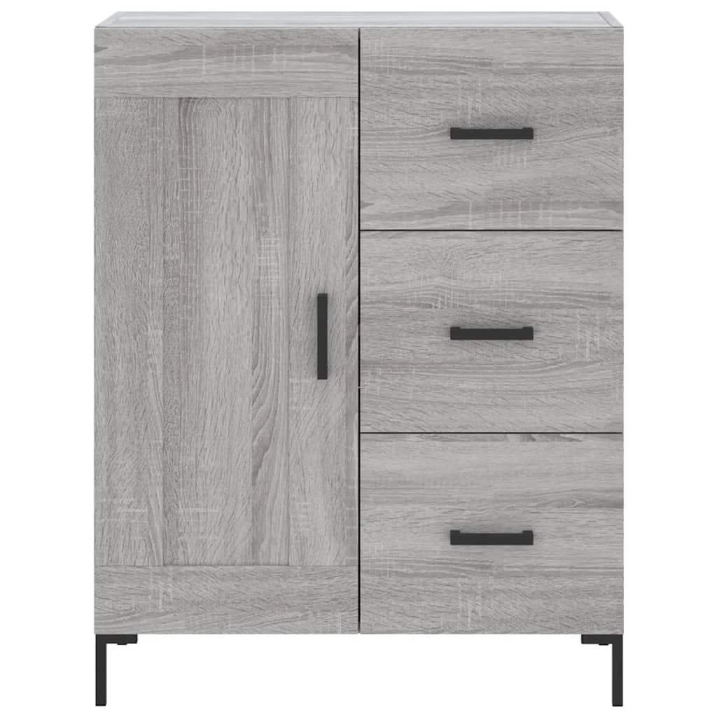 Buffet haut Sonoma gris 69,5x34x180 cm Bois d'ingénierie - XIOS