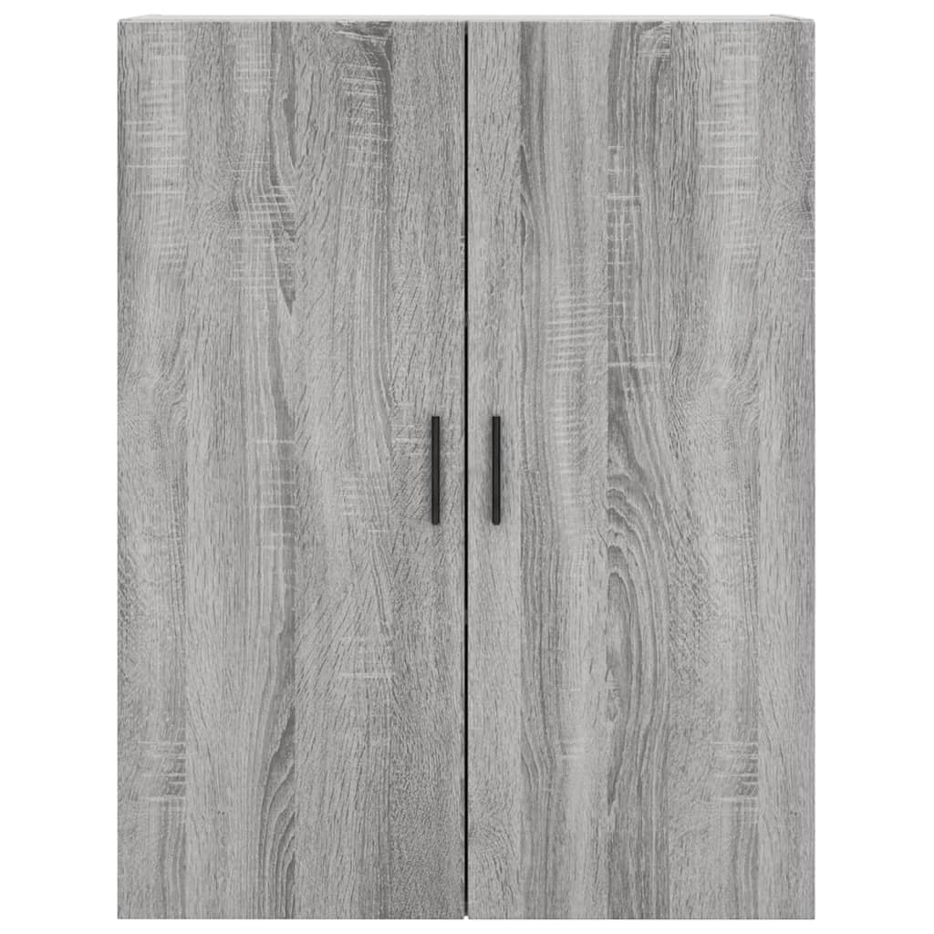Buffet haut Sonoma gris 69,5x34x180 cm Bois d'ingénierie - XIOS