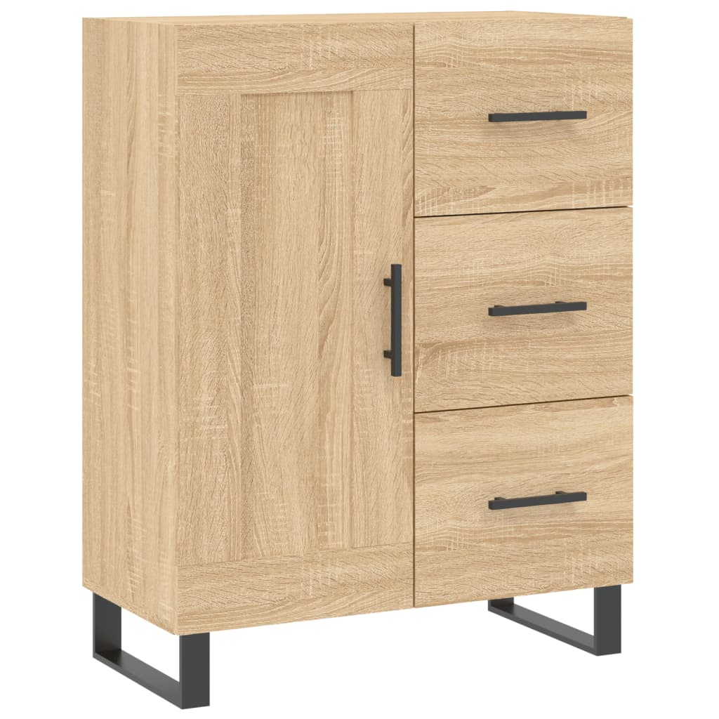 Buffet haut Chêne sonoma 69,5x34x180 cm Bois d'ingénierie - XIOS