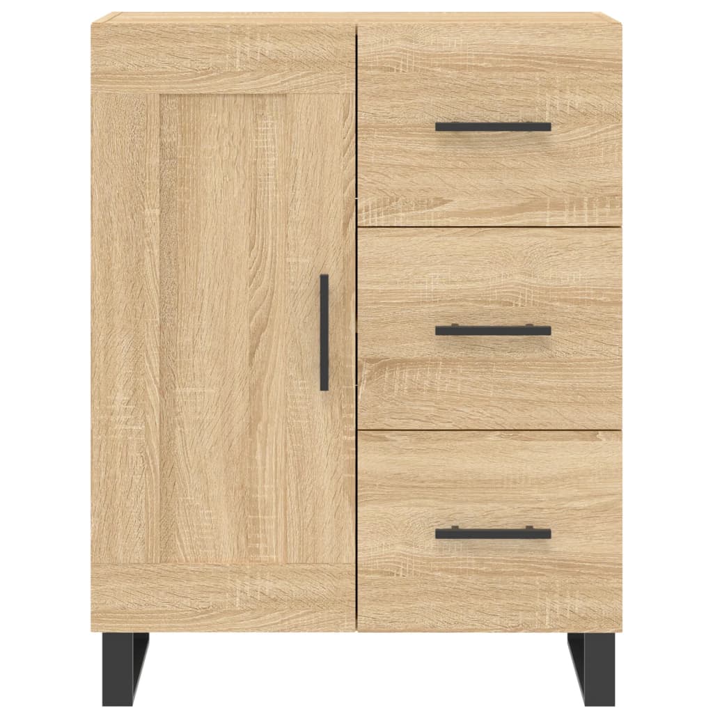 Buffet haut Chêne sonoma 69,5x34x180 cm Bois d'ingénierie - XIOS