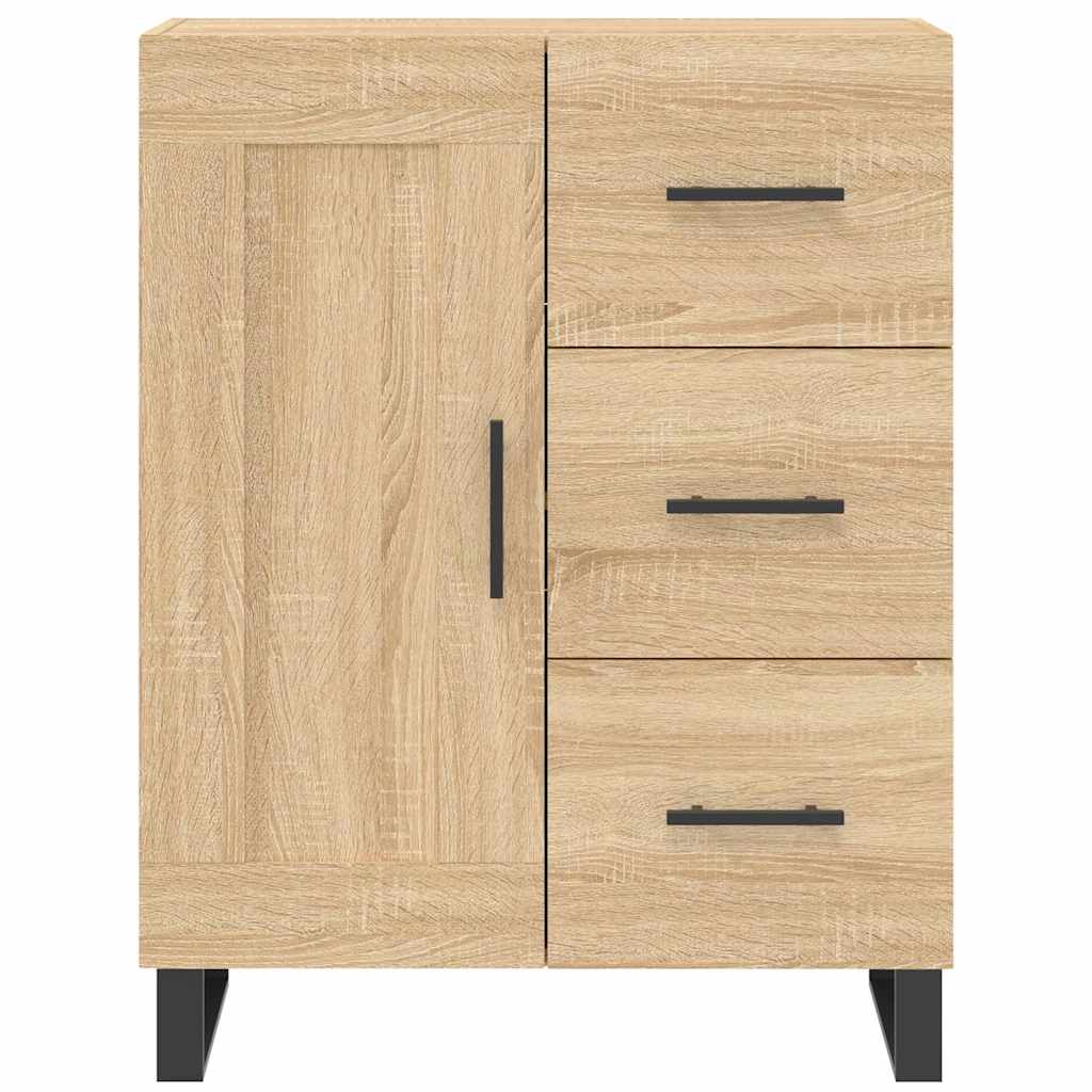Buffet haut Chêne sonoma 69,5x34x180 cm Bois d'ingénierie