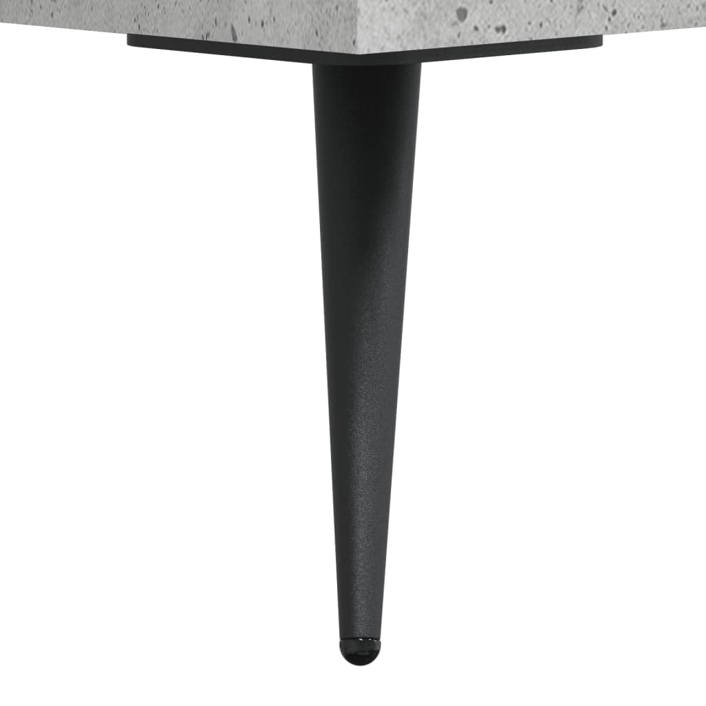 Buffet haut Gris béton 69,5x34x180 cm Bois d'ingénierie - XIOS