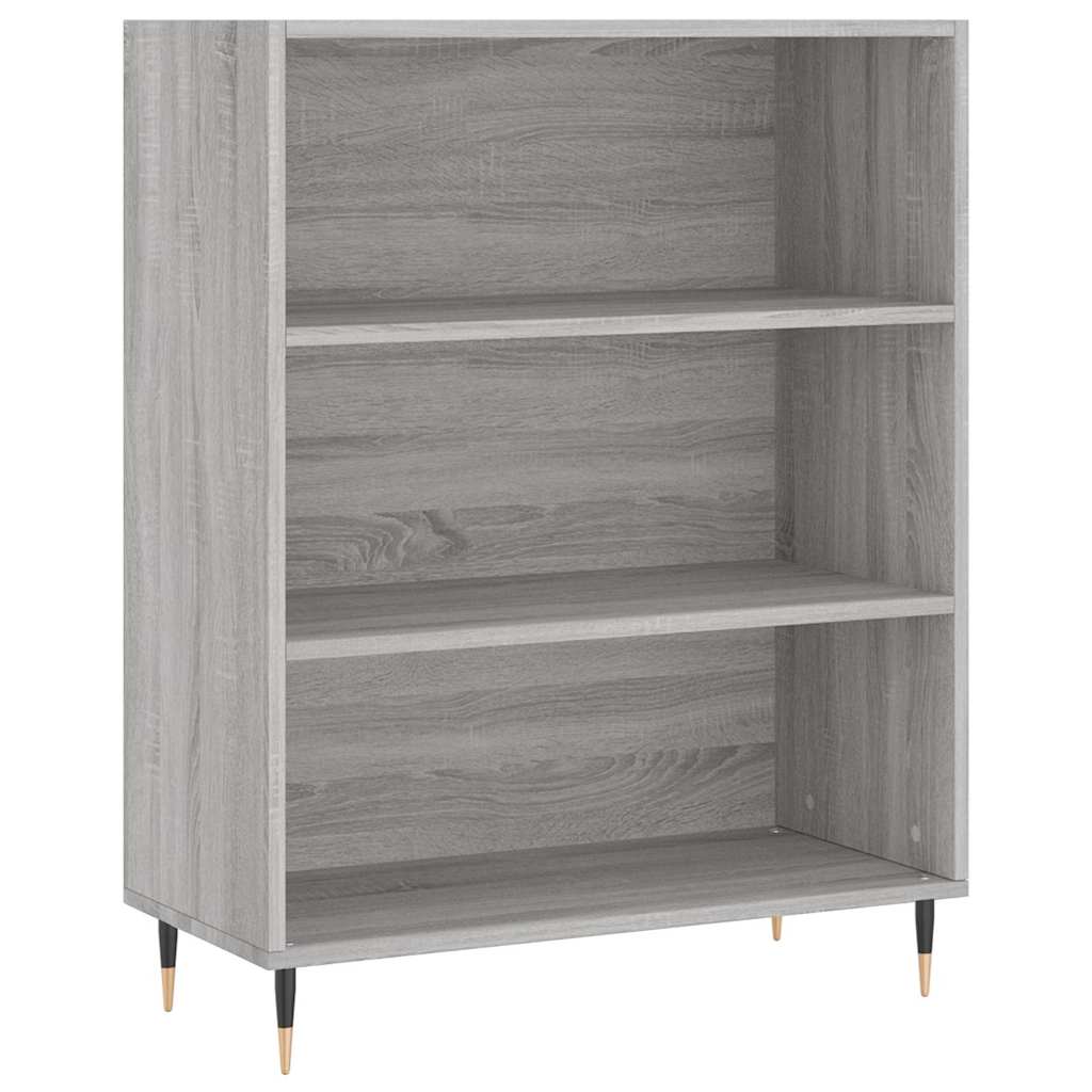 Buffet haut Sonoma gris 69,5x34x180 cm Bois d'ingénierie - XIOS