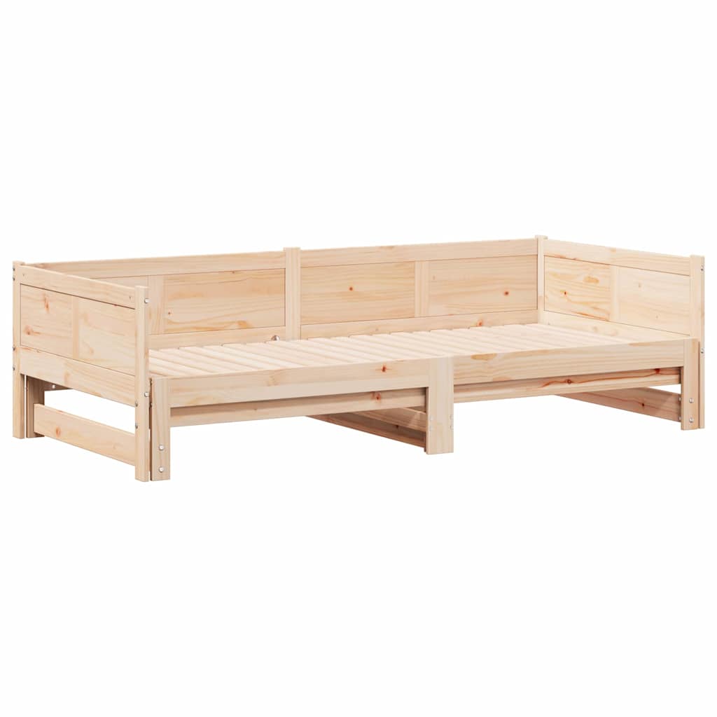 Lit Pull-out de Jour Marron 203,5 x 184 x 56,5 cm - XIOS