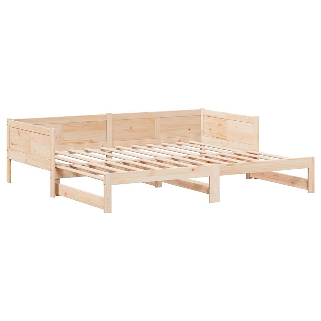 Lit Pull-out de Jour Marron 203,5 x 184 x 56,5 cm - XIOS