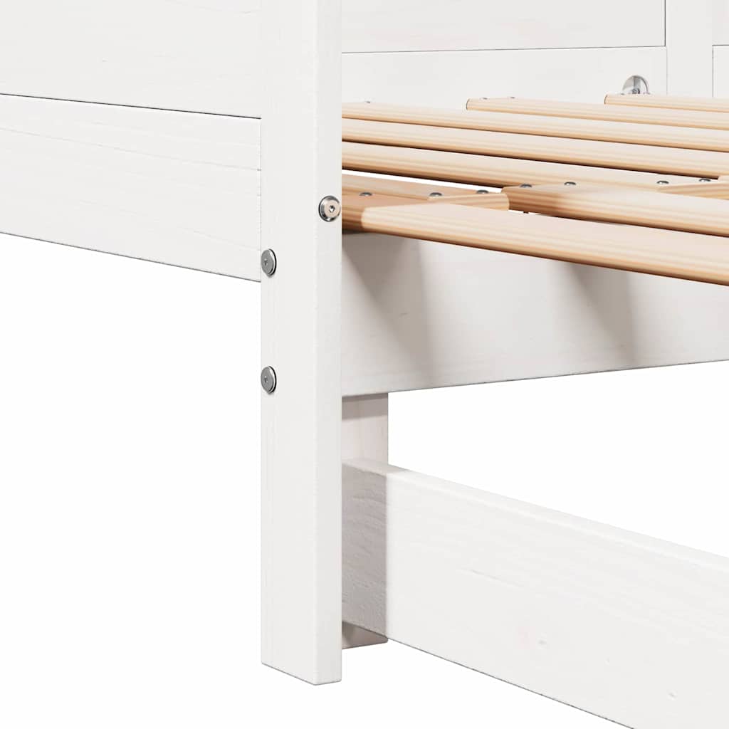 Lit Pull-out de Jour Blanc 203,5 x 184 x 56,5 cm - XIOS