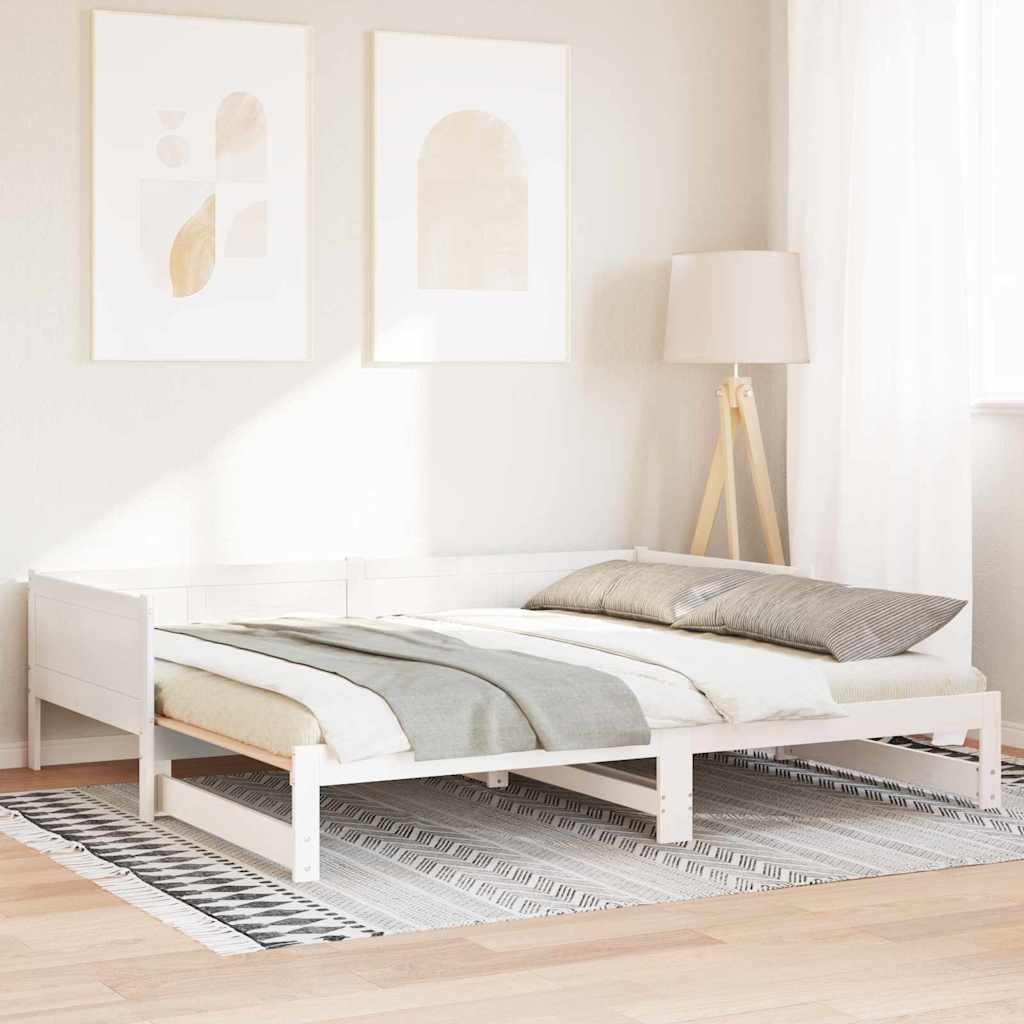 Lit Pull-out de Jour Blanc 203,5 x 184 x 56,5 cm - XIOS