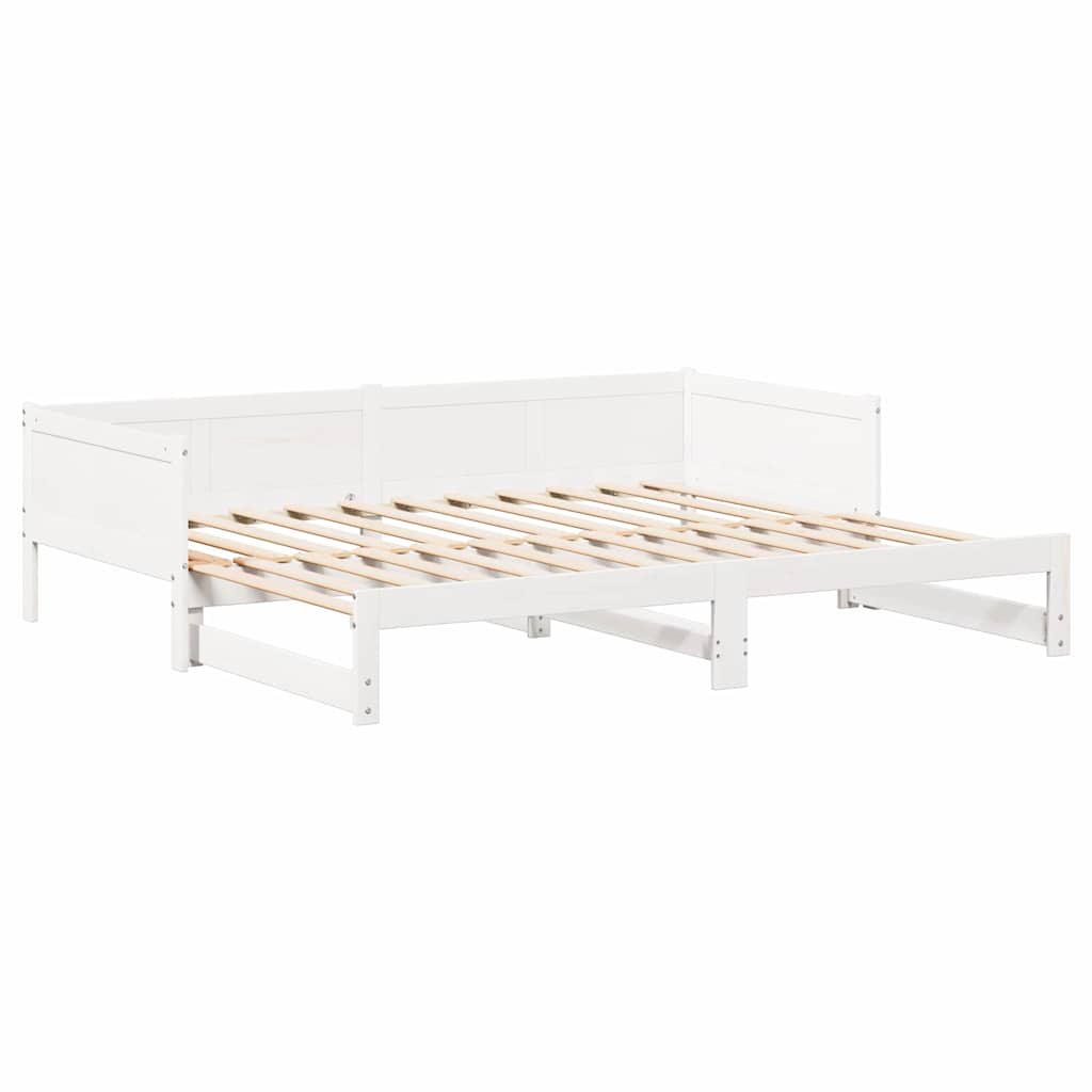 Lit Pull-out de Jour Blanc 203,5 x 184 x 56,5 cm - XIOS