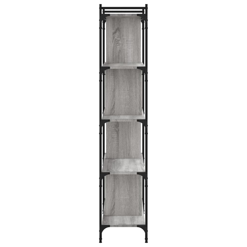 Bibliothèque 5 niveaux sonoma gris 76x32x158 cm - XIOS