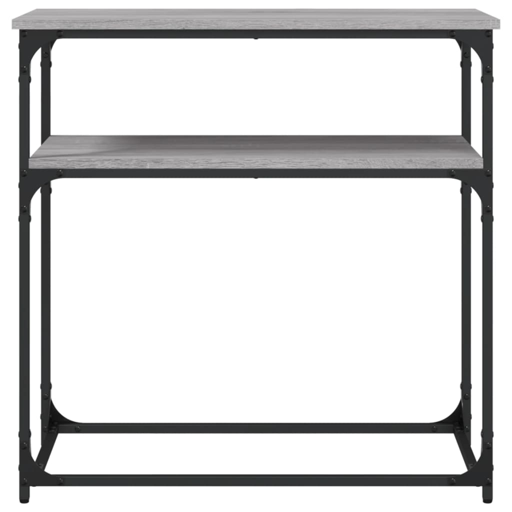 Table console sonoma gris 75x35,5x75 cm bois d'ingénierie - XIOS