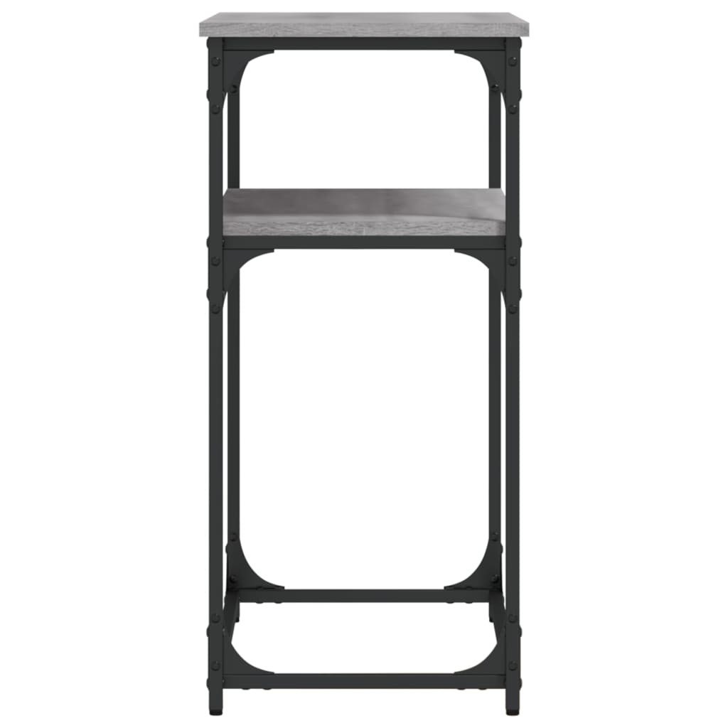 Table console sonoma gris 75x35,5x75 cm bois d'ingénierie - XIOS