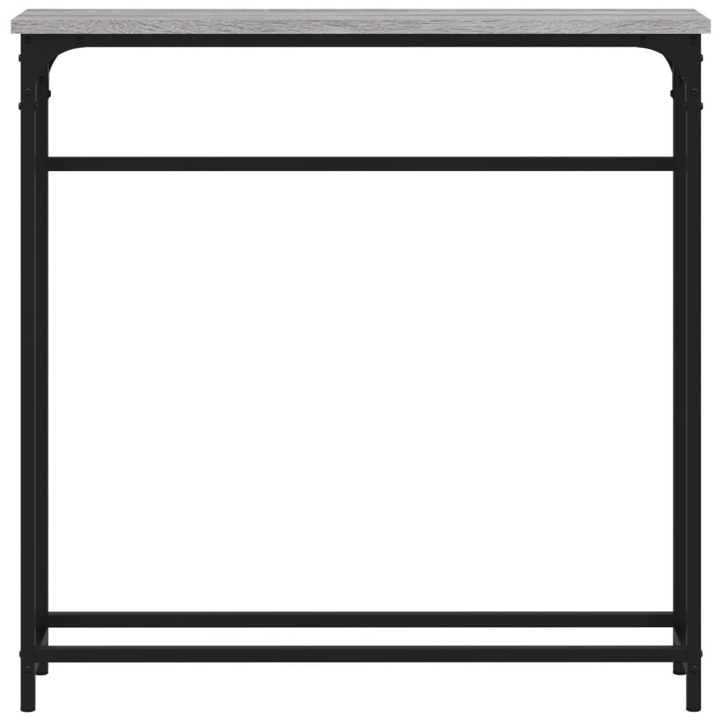Table console sonoma gris 75x19,5x75 cm bois d'ingénierie - XIOS