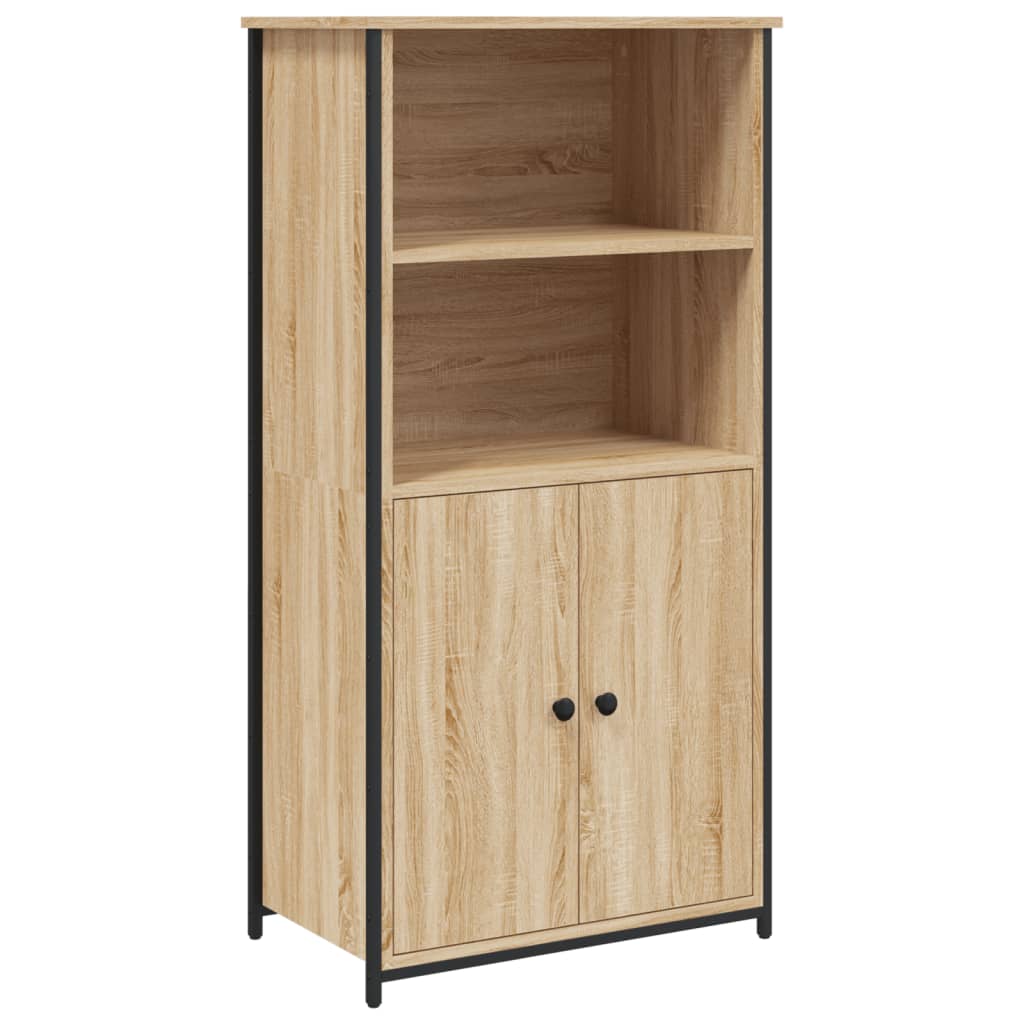 Buffet haut chêne sonoma 62x36x121,5 cm bois d'ingénierie - XIOS