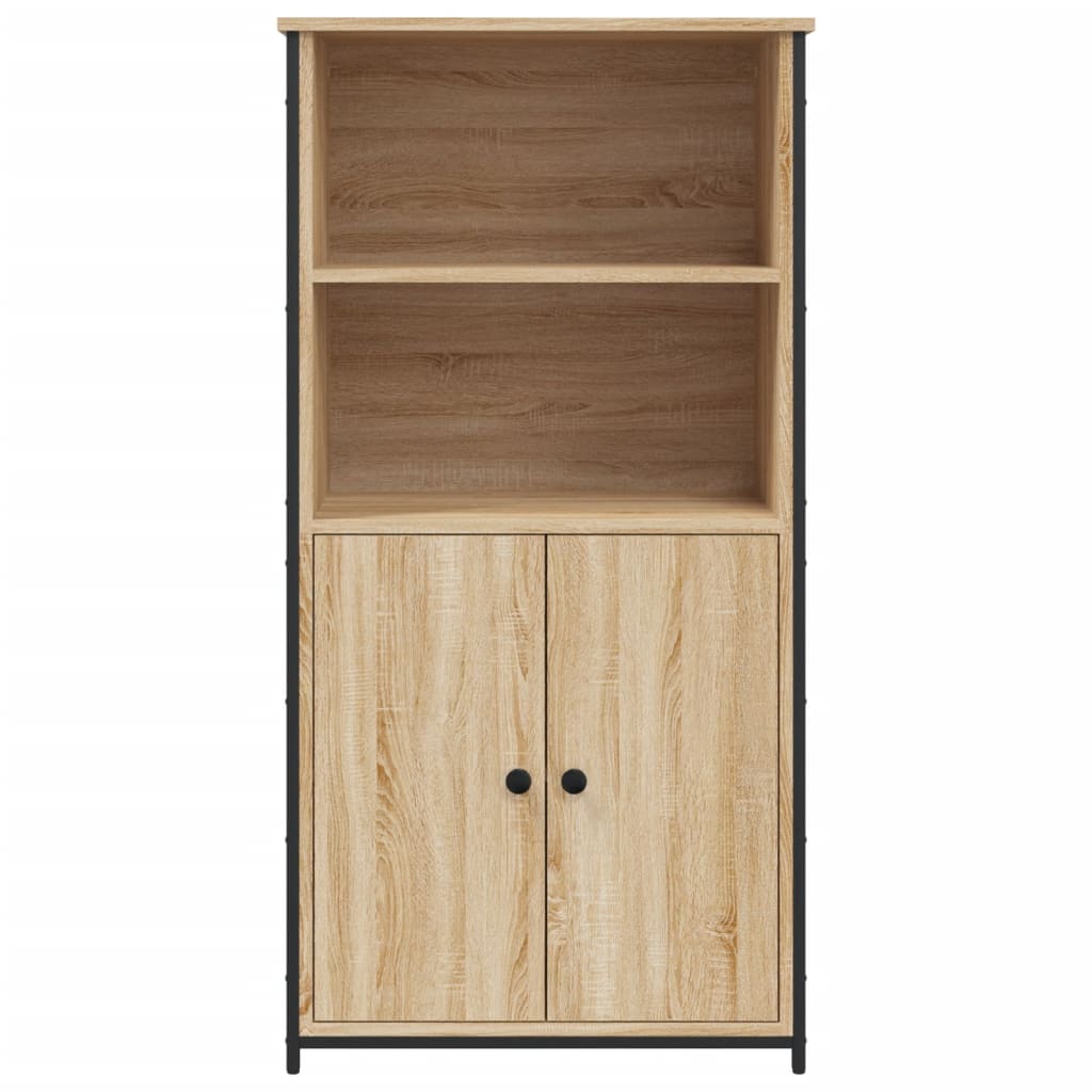 Buffet haut chêne sonoma 62x36x121,5 cm bois d'ingénierie - XIOS