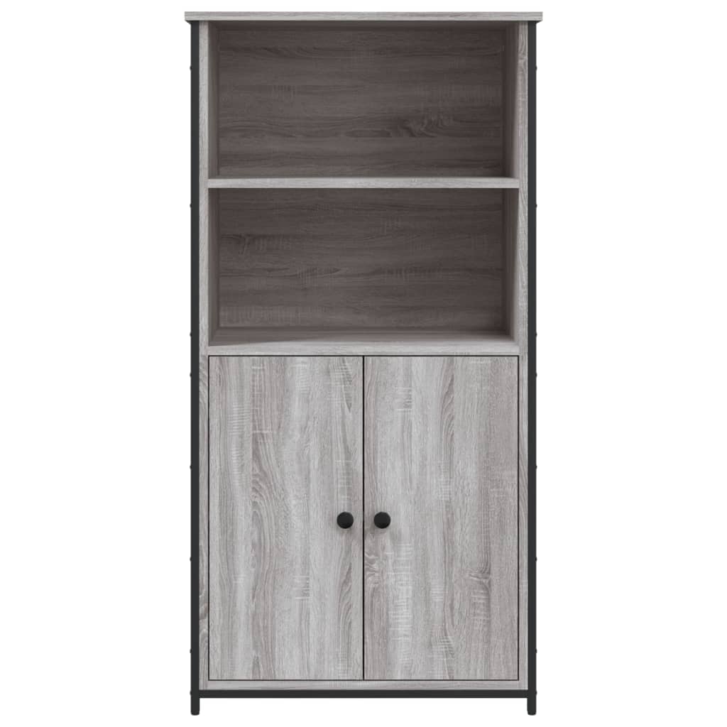 Buffet haut sonoma gris 62x36x121,5 cm bois d'ingénierie - XIOS