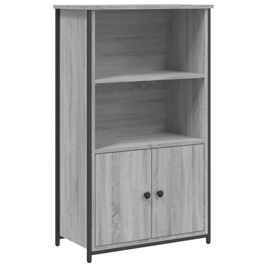 Buffet haut sonoma gris 62x32x103,5 cm bois d'ingénierie - XIOS