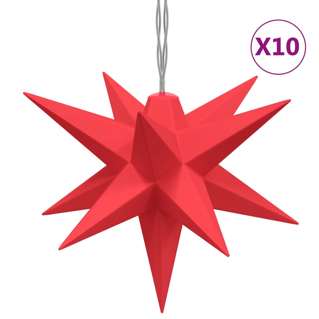 Lumière de Noël 10 LED rouge 10 cm - XIOS
