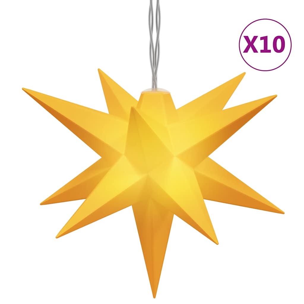 Lumière de Noël 10 LED jaune 10 cm - XIOS