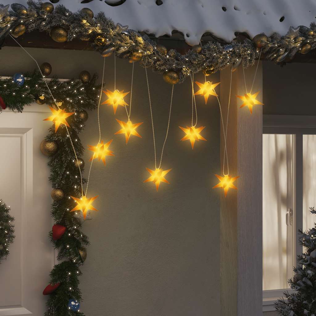 Lumière de Noël 10 LED jaune 10 cm - XIOS