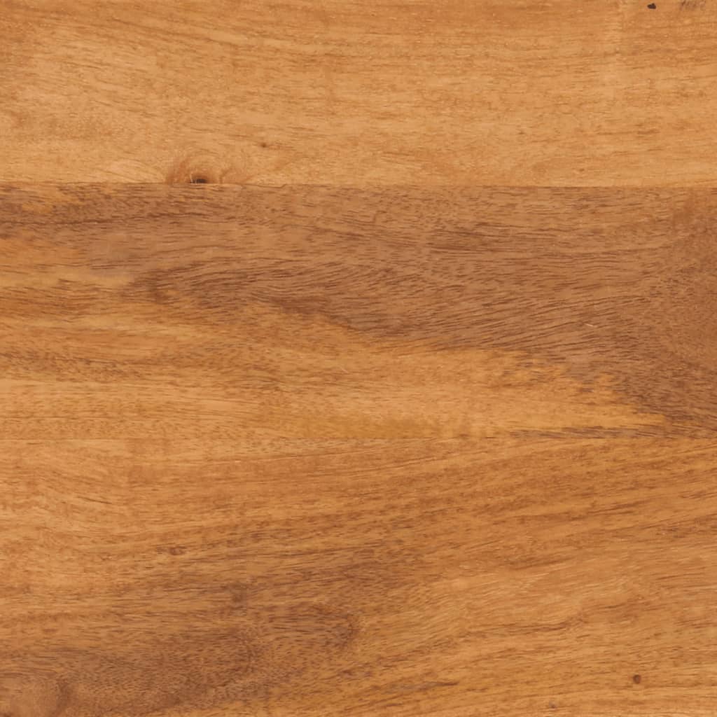 Meuble TV marron et noir 100x33,5x46 cm bois massif de manguier - XIOS