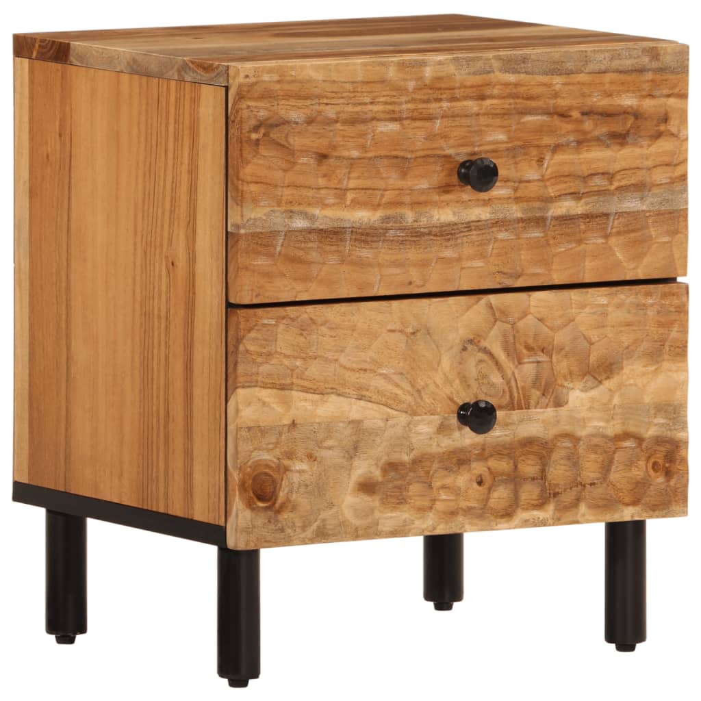 Table de chevet 40x33x46 cm Bois d'acacia massif - XIOS