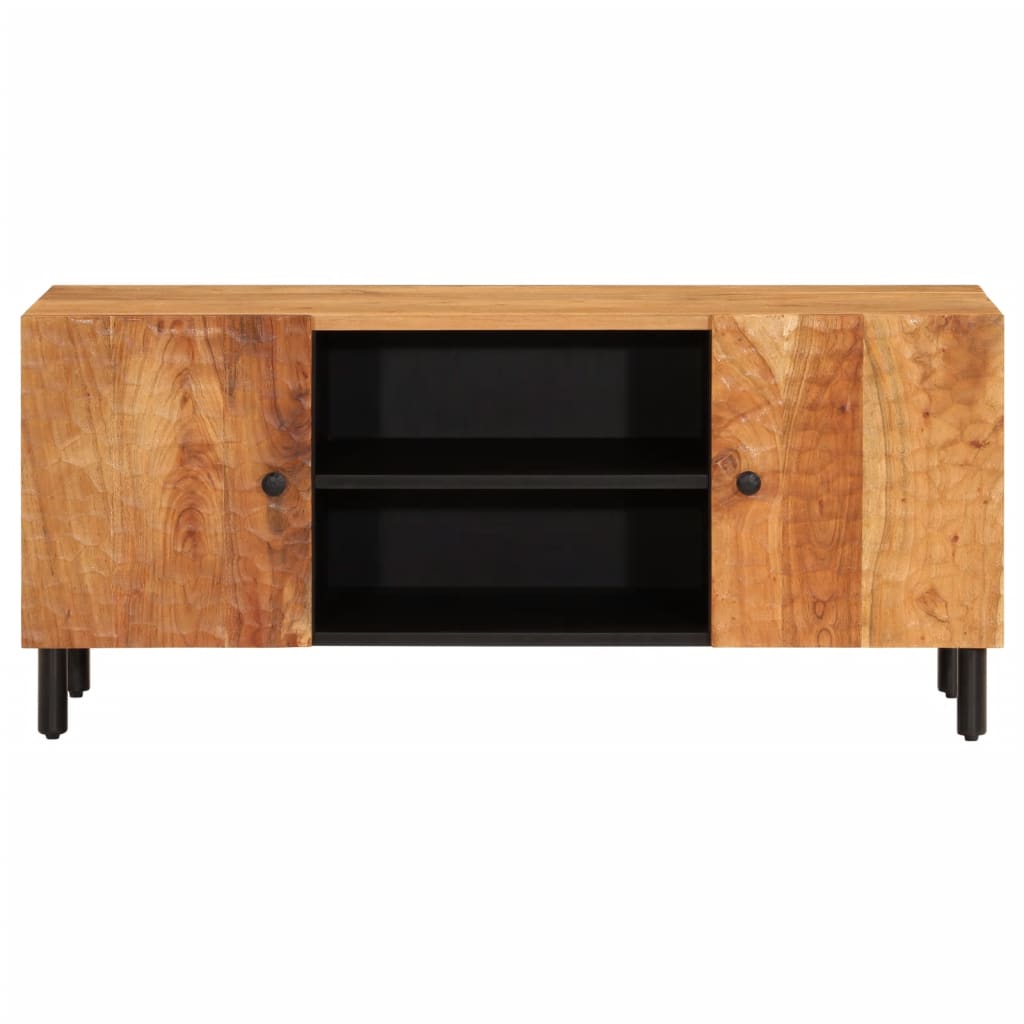 Meuble TV 105x33x46 cm Bois d'acacia massif - XIOS