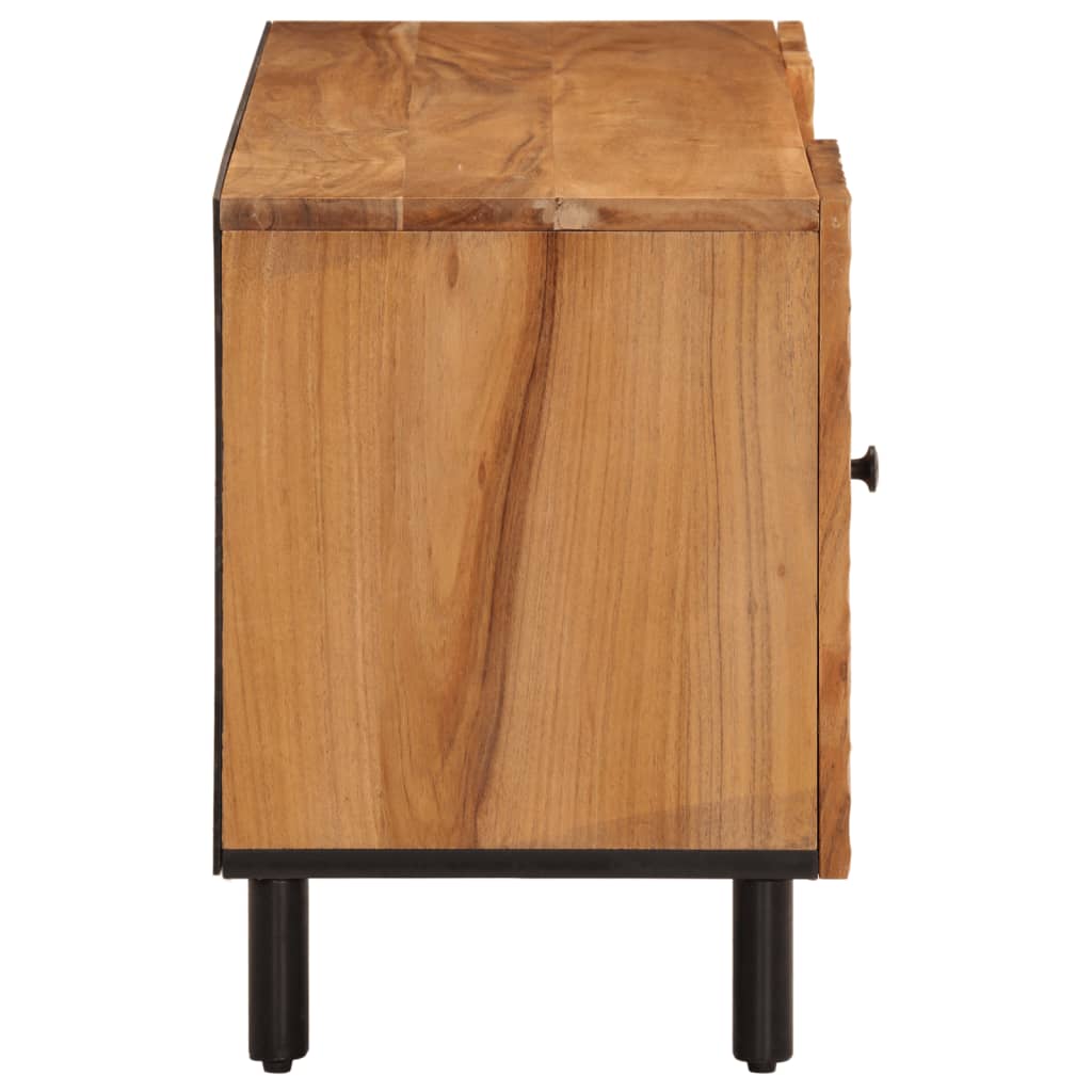 Meuble TV 105x33x46 cm Bois d'acacia massif - XIOS