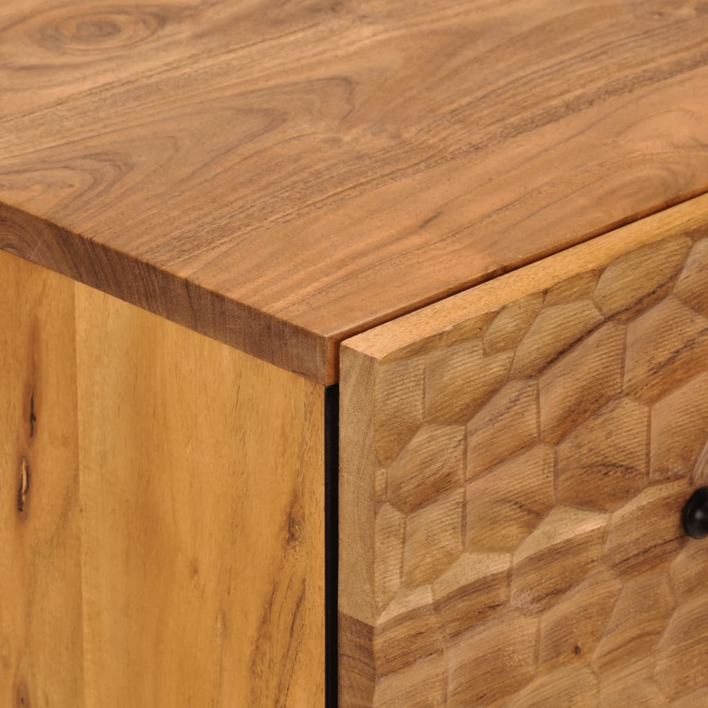Armoire latérale 60x33x75 cm bois massif d'acacia - XIOS