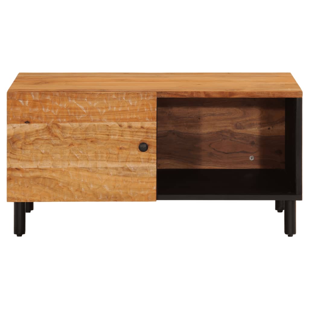 Table basse 80x50x40 cm bois massif d'acacia - XIOS