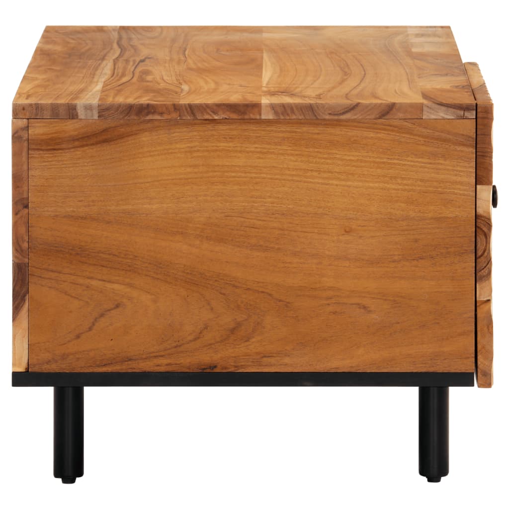 Table basse 80x50x40 cm bois massif d'acacia - XIOS