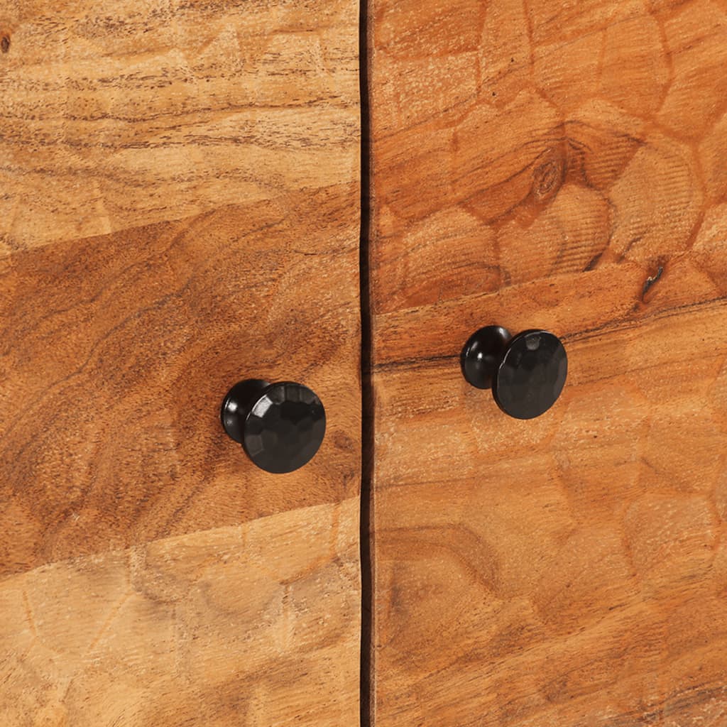 Table basse 80x50x40 cm bois massif d'acacia - XIOS